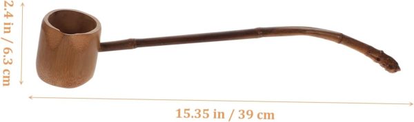 Bamboo Water Scoop Tea Ladle Carbonized Water Ladle Scoop for Tea Accessories - Image 2