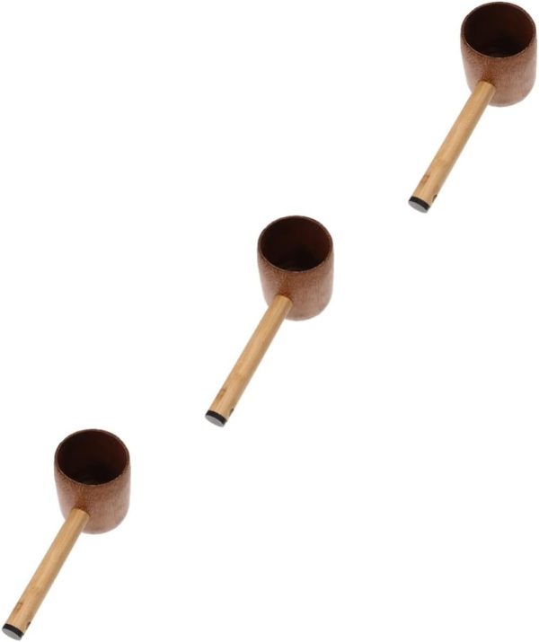 Pcs Watering Spoon Long Handle Bamboo Ladle Kitchen Gadget for Home Canteen Tea House