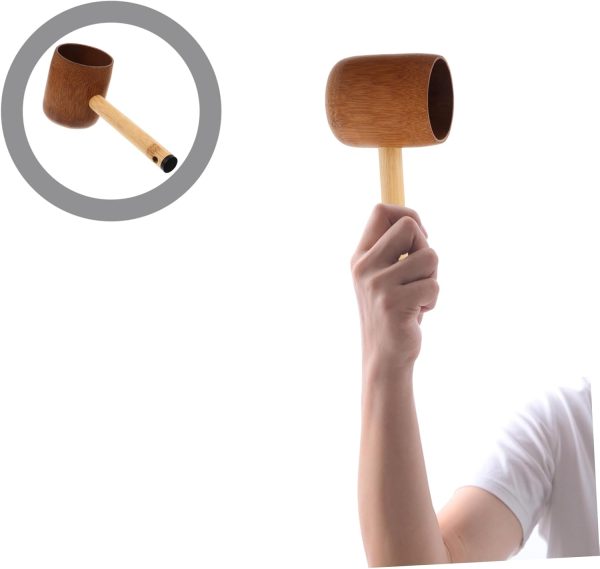 Wooden Handle Water Ladle Long Spout for Tea or Soup Bamboo Kitchen Tool for Watering Plants Housewarming - Image 2