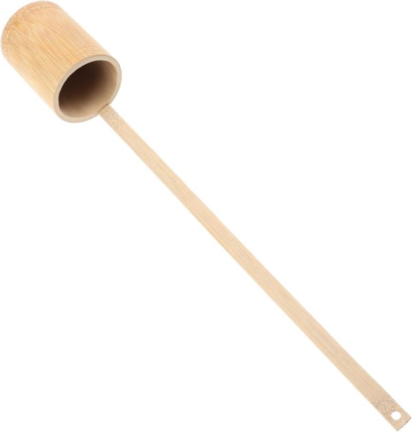 Water Ladle Practical Dipper Spoon for Tea Ceremony Japanese Style Water Bailer for Kitchen and Garden Use Cooking Utensil Length