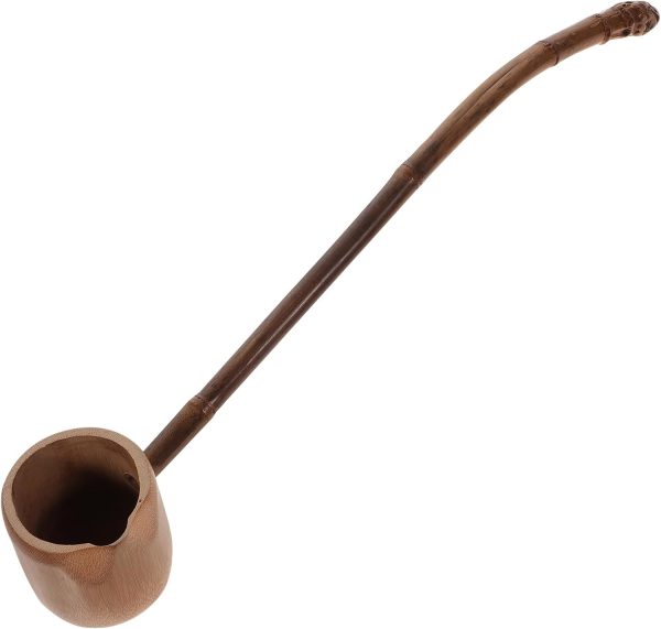 Wooden Spoons - Japanese Tea Ceremony Ladle & Bamboo Root Spoon for Home & Tea House