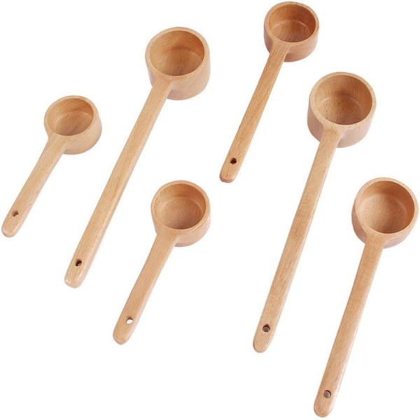 Wooden Water Ladle Japanese Style Long handle  Bailer Water Dipper for Tea Ceremony Size L - Image 2