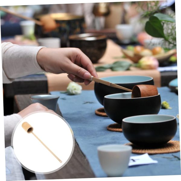 Garden Watering Tool Ladle Bamboo Wine Spoon Traditional Design for Tea Ceremony